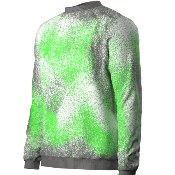 Pixel Pullover Grey Green White