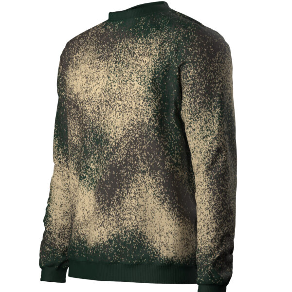 Pixel Pullover Beige Espresso Forest Green